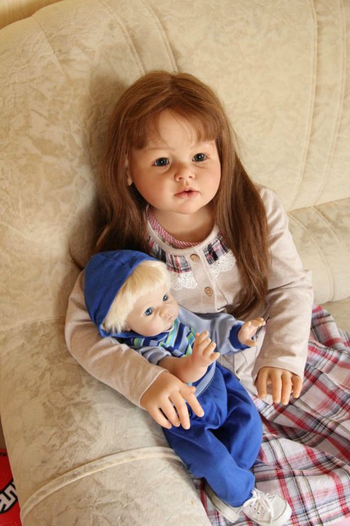 Девочка Эвелина — Куклы Реборн (Reborn): работы мастеров