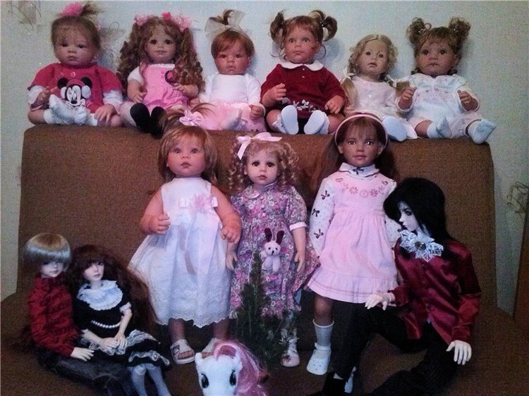 У ёлочки... Моя коллекция кукол