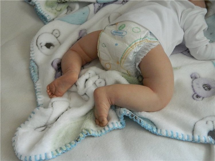 Голубоглазый блондин реборн Дима (фото 8)