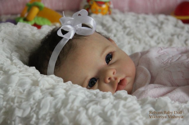 Девочка Кристочка... Куколка реборн Виктории Вишни