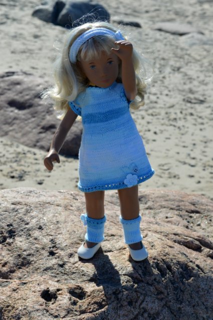 Бабье лето... Кукла Саша Sasha Doll Gingham