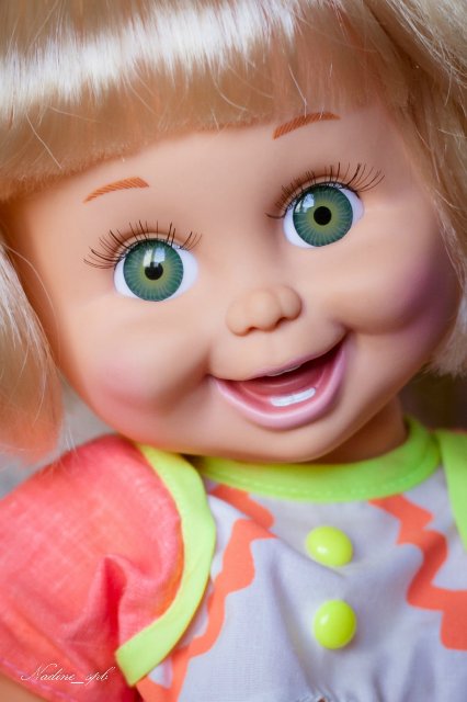 Лучик. So Happy Mia by Galoob baby face