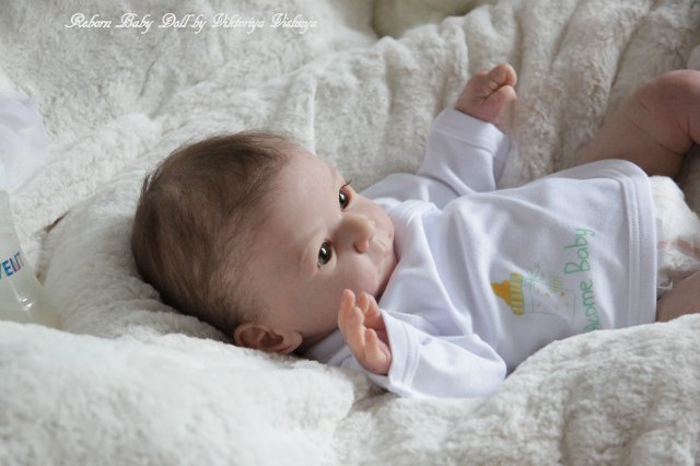 Моя малышка из нового молда Matis от Gudrun Legler. Куколка реборн Виктории Вишни