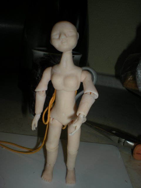 Очередная "моя первая шарнирная кукла"