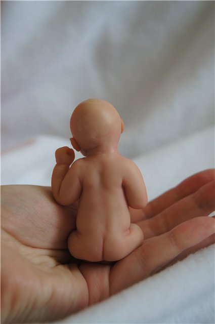 Моя крошка. Авторская мини кукла