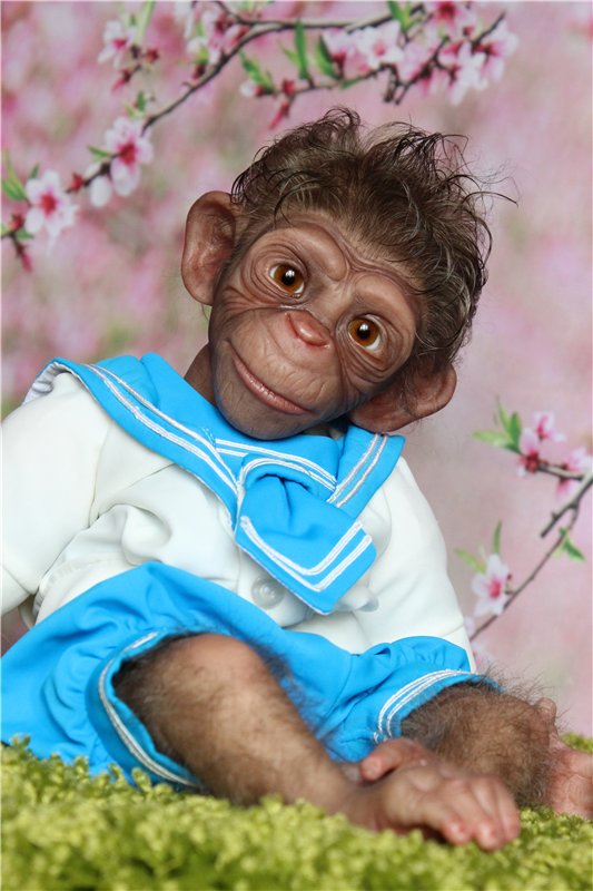 Мартышка номер два. Кукла реборн Светланы Преображенской