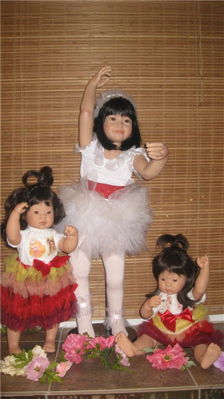 Головокружительные, обворожительные балеринки-лебеди! Адриана от Susan Lippl и две ее сестренки от Lee Middleton! Часть