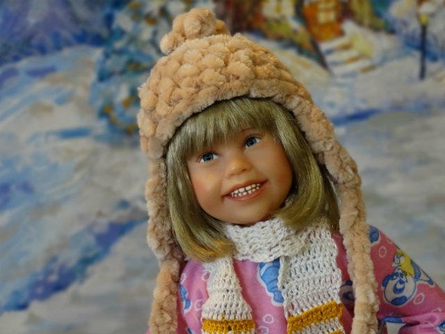 Зимняя прогулка Лизы — Куклы Julie Fischer (Джулия Фишер): Zapf Creation (фото 4)