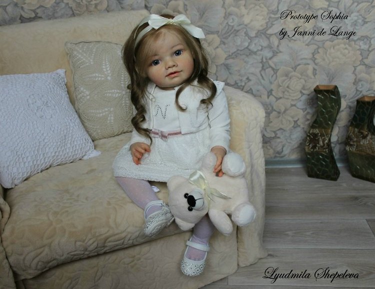 Прототип Sophia by Jannie de Lange. Кукла реборн Шепелевой Людмилы (фото 5)