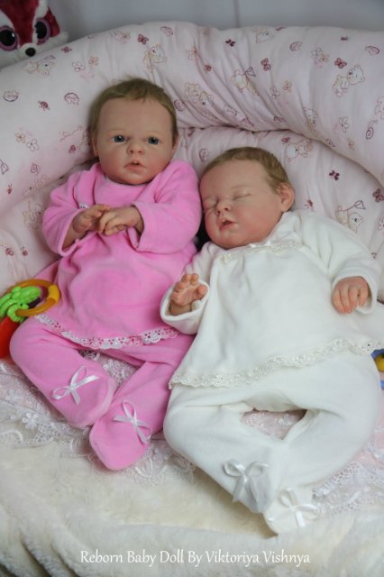 Близняшечки Ноа... Куколки реборн Виктории Вишни