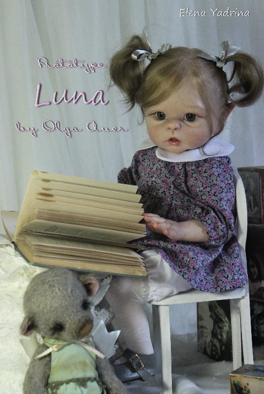 Моя Луна. Прототип Luna by Olga Auer. Куклы реборн Елены Ядриной