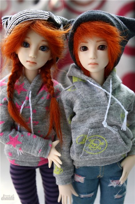 Кинко и Ринри: к путешествию готовы! Nano Haruka & Pure Neemo Azone XS white, OOAK by Tocho, outfit by Yumiko Mikoto (фото 7)