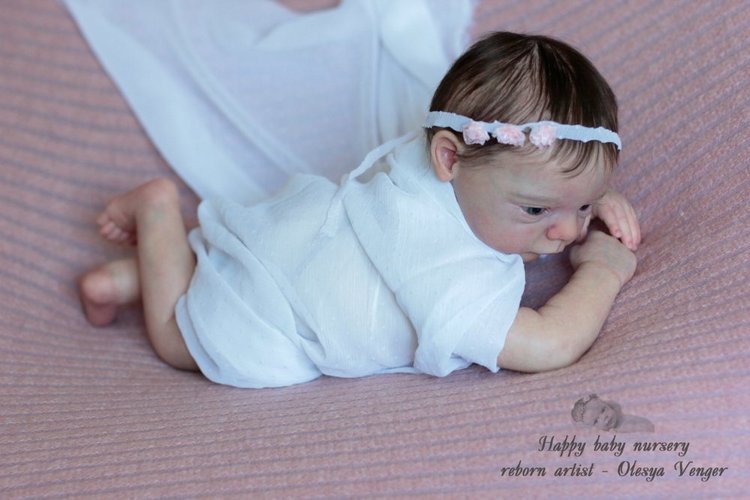 Моя Кирочка. Ненаглядная моя крошечка. Кукла реборн Олеси Венгер (фото 5)