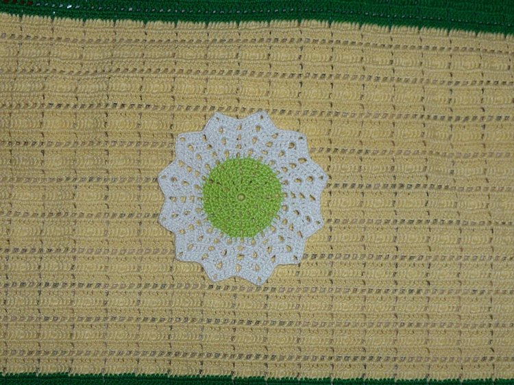 Абажуры из вязаных салфеток