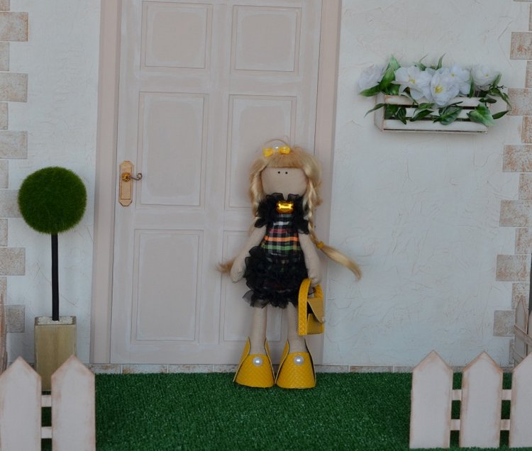 Большой румбокс с аксессуарами (фотозона 7в1) для кукол от 25 см