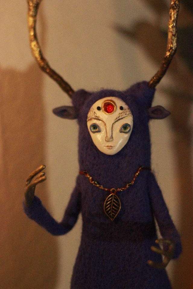 Сказочная кукла ручной работы. Златорожек Akeno - ясное утро (фото 2)