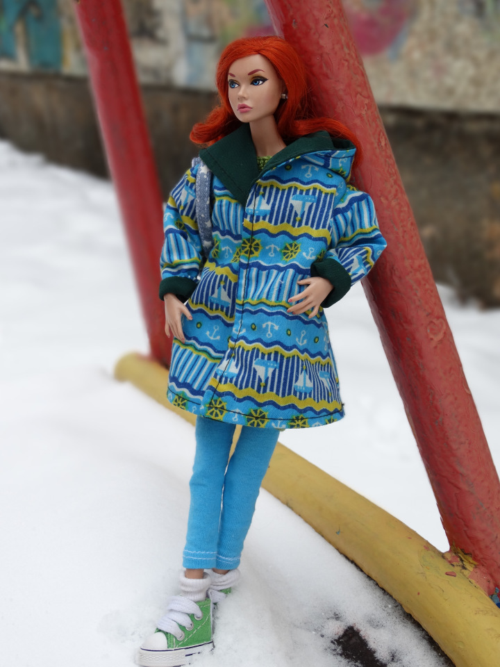 Поппи на зимней прогулке. Fashion Royalty (фото 2)