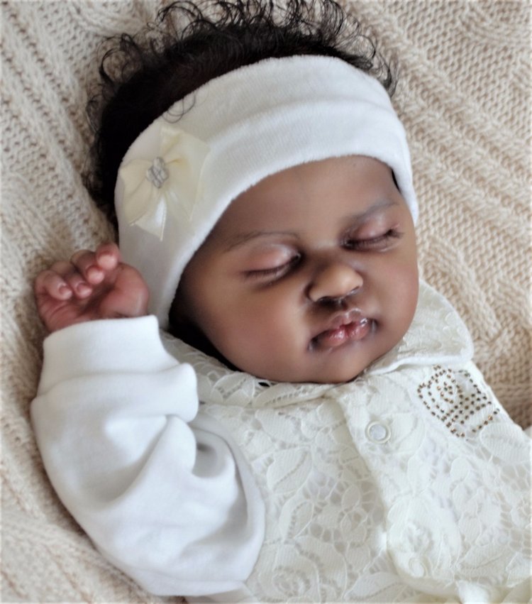 Сладкая девочка реборн Ками от скульптора Laura lee (фото 7)