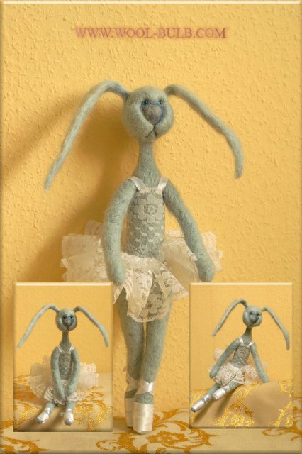 Голубая танцовщица или Магия балета. Фарфоровая коллекционная кукла от Донны Руберт