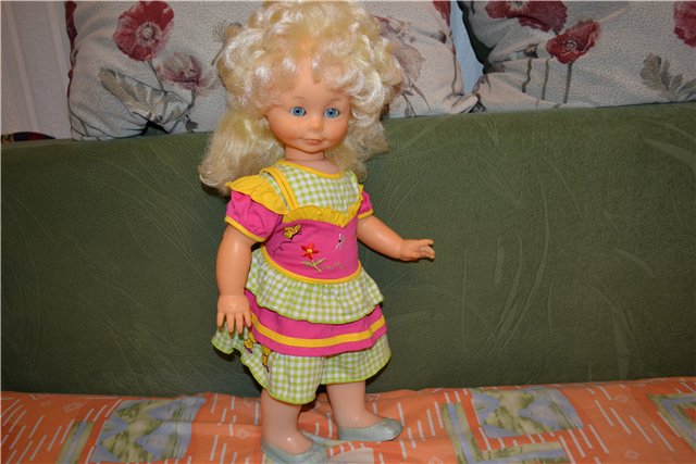 Голубоглазая красавица — Советские винтажные куклы (СССР): Ленигрушка (фото 3)