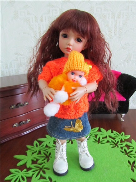 Оранжевое утро — Одежда и обувь для кукол BJD (БЖД): 1/3 (фото 3)