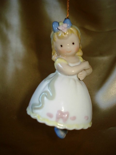 Голубая танцовщица или Магия балета. Фарфоровая коллекционная кукла от Донны Руберт