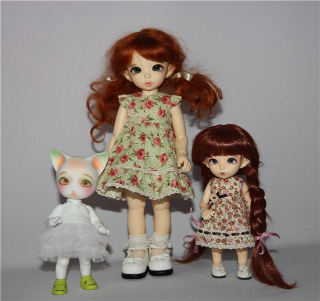 Нежные ноты весны. Малышки БЖД Лилу, Амели и Теа (фото 5)