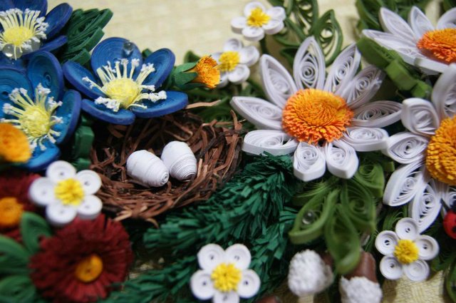 Веночек в цветочек. Квиллинг