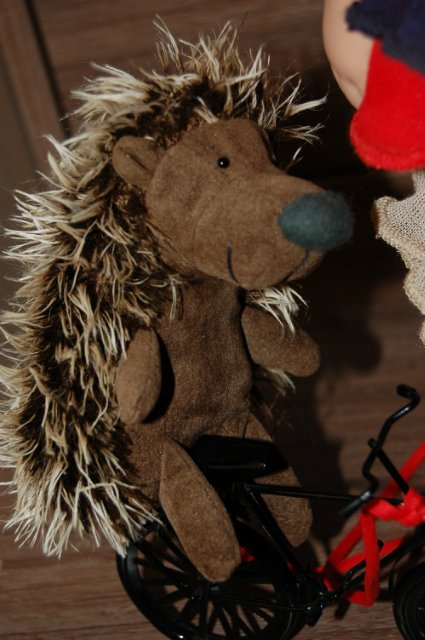 Сегодня вечером, для вас выступает Litten и её дрессированные ёжики. Коллекционная кукла Zwergnase