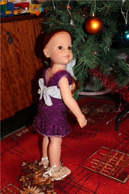 Платье к новому году — Одежда и обувь для кукол своими руками: фото (фото 2)