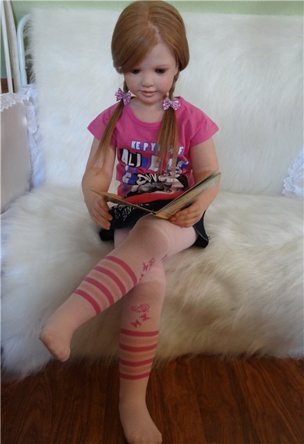 Мечтательница Ника. Кукла реборн Елены Ядриной (фото 10)