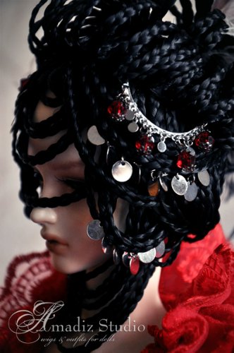Невероятные парики для кукол БЖД от: Amadiz Studio (фото 10)