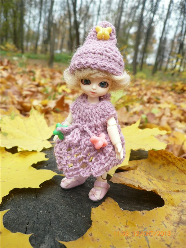 Золотая осень. Сосенка Пин - куколка БЖД | Бэйбики Золотая осень. Сосенка Пин - куколка БЖД