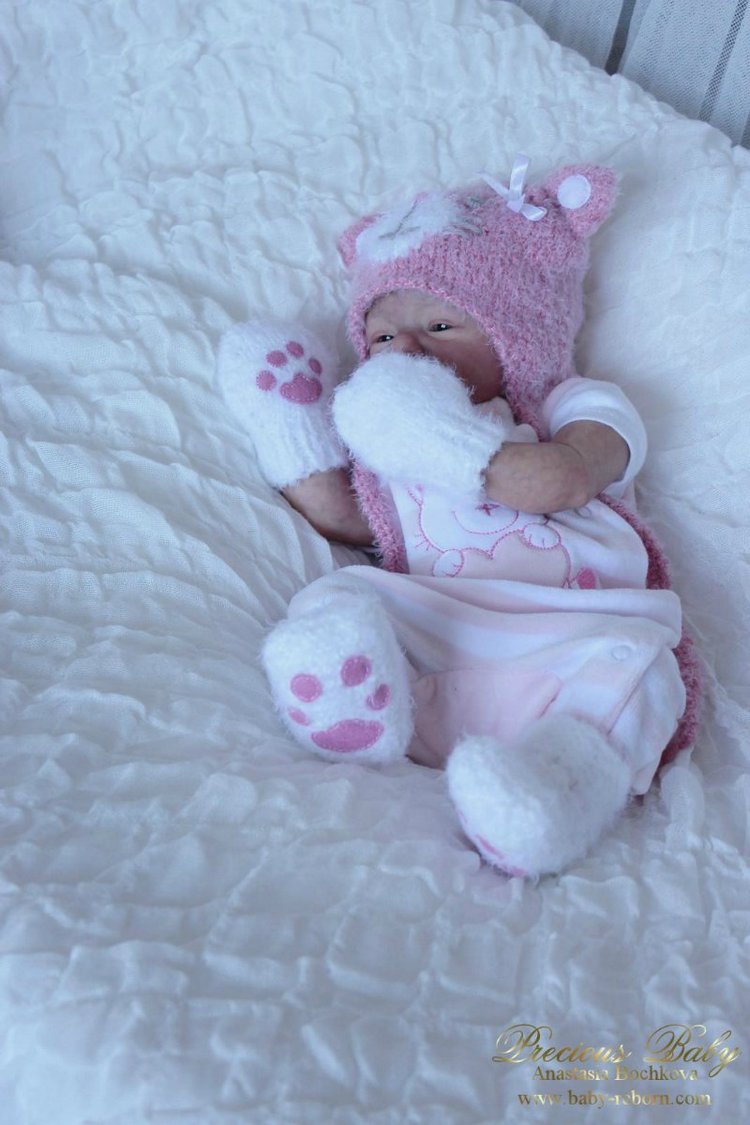 Мой маленький котёнок! Кукла реборн Анастасии Бочковой