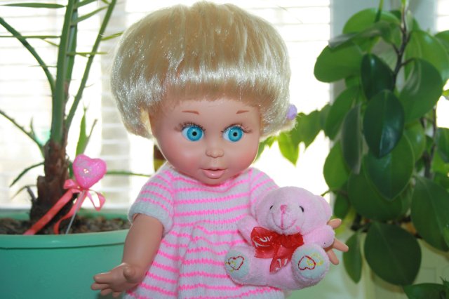 Яркие весенние полосочки для Galoob baby face