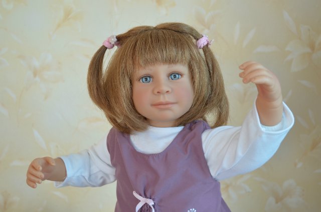 Такую вы точно не встречали, кукла Нели от Hiltrud Schwing (фото 10)