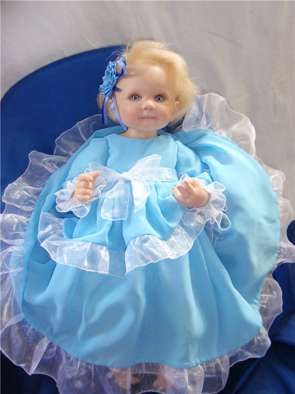 Платье для Ланочки — Одежда и обувь для кукол своими руками: фото (фото 4)