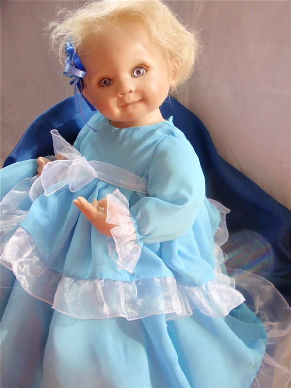 Платье для Ланочки — Одежда и обувь для кукол своими руками: фото (фото 9)