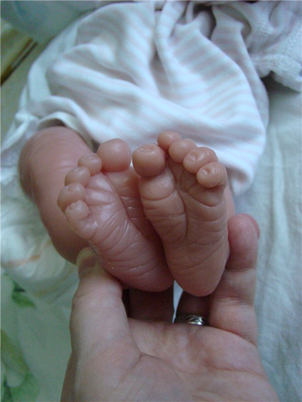 Силиконовая малышка - Процесс работы от Кондрашовой Ирины