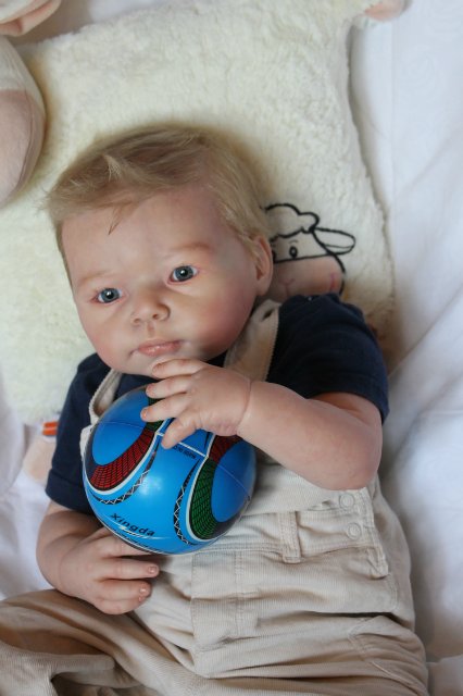 Мамино солнышко Ванечка. Куклы-реборн Натальи Ветровой (фото 2)