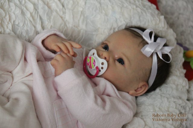 Девочка Кристочка... Куколка реборн Виктории Вишни