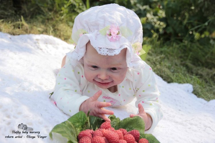 Мой солнечный лучик, моя радуга, мое счастье, моя Милена, Миленочка, Милеша. Кукла реборн Олеси Венгер