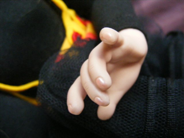 Фарфоровая кукла Zinnia автора Jan MClean, коллекция Flower Heart Collection (фото 6)