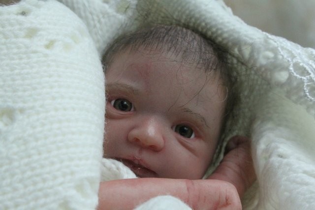 Зая, мини реборн Элины Кудрявцевой