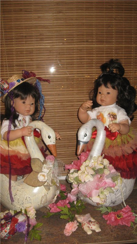 Головокружительные, обворожительные балеринки-лебеди! Адриана от Susan Lippl и две ее сестренки от Lee Middleton! Часть