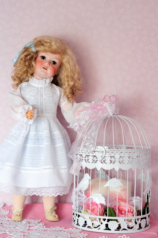 История одной любви — Редкие антикварные куклы и реплики: воск (фото 6)