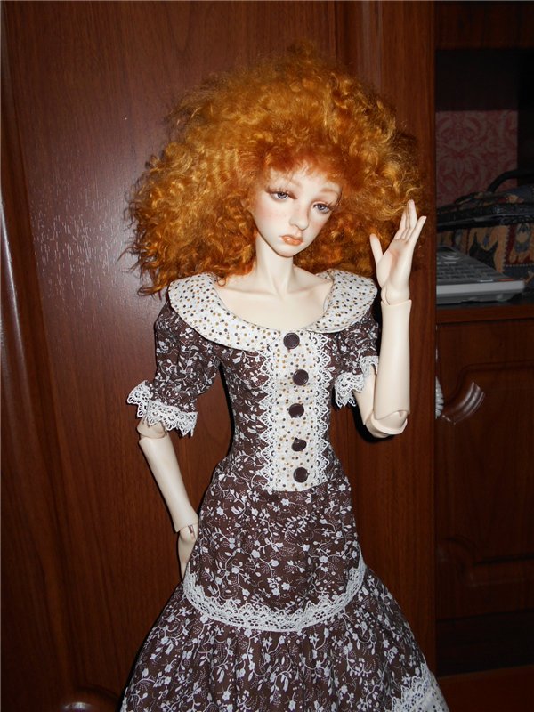 Платье для Стеши — Одежда и обувь для кукол своими руками: фото