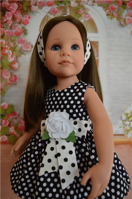 Черно-белые горошки очень девочкам к лицу | Бэйбики Черно-белые горошки очень девочкам к лицу (фото 8)