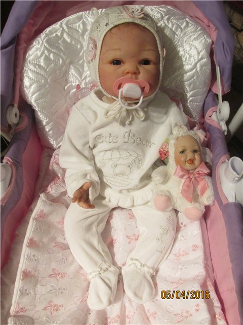 Милая щекастик реборн Пэрис (фото 6)