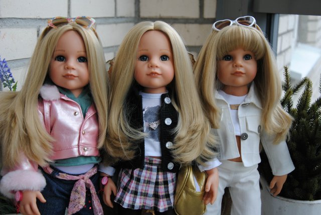 Мы сестренок соберем - будем модничать втроем! :) Красотки Сары-модницы от Gotz 2004, 2007, 2009 (фото 10)